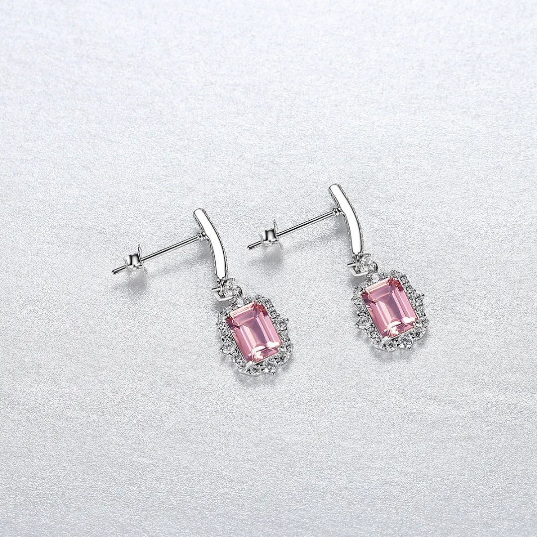 Xenium Dainty Charming Pink Earrings