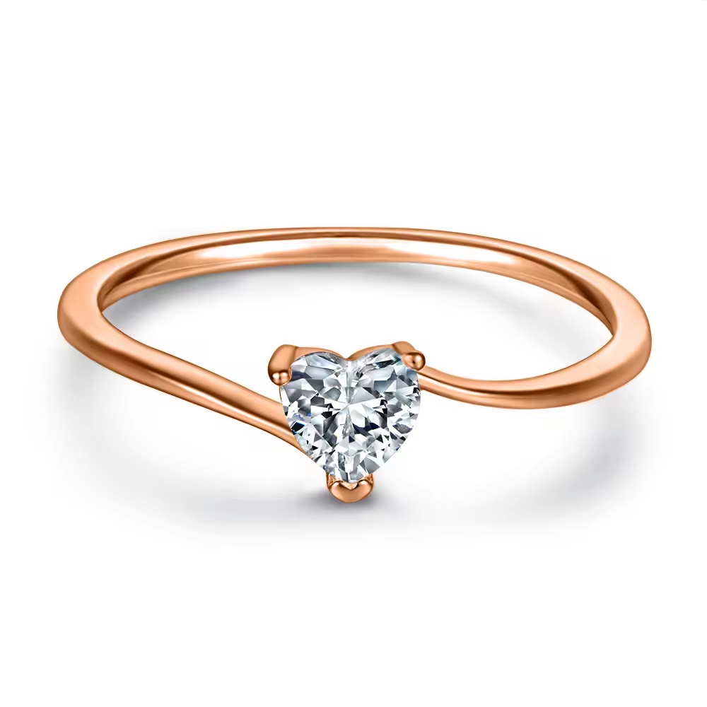 Xenium hartsolitaire ring