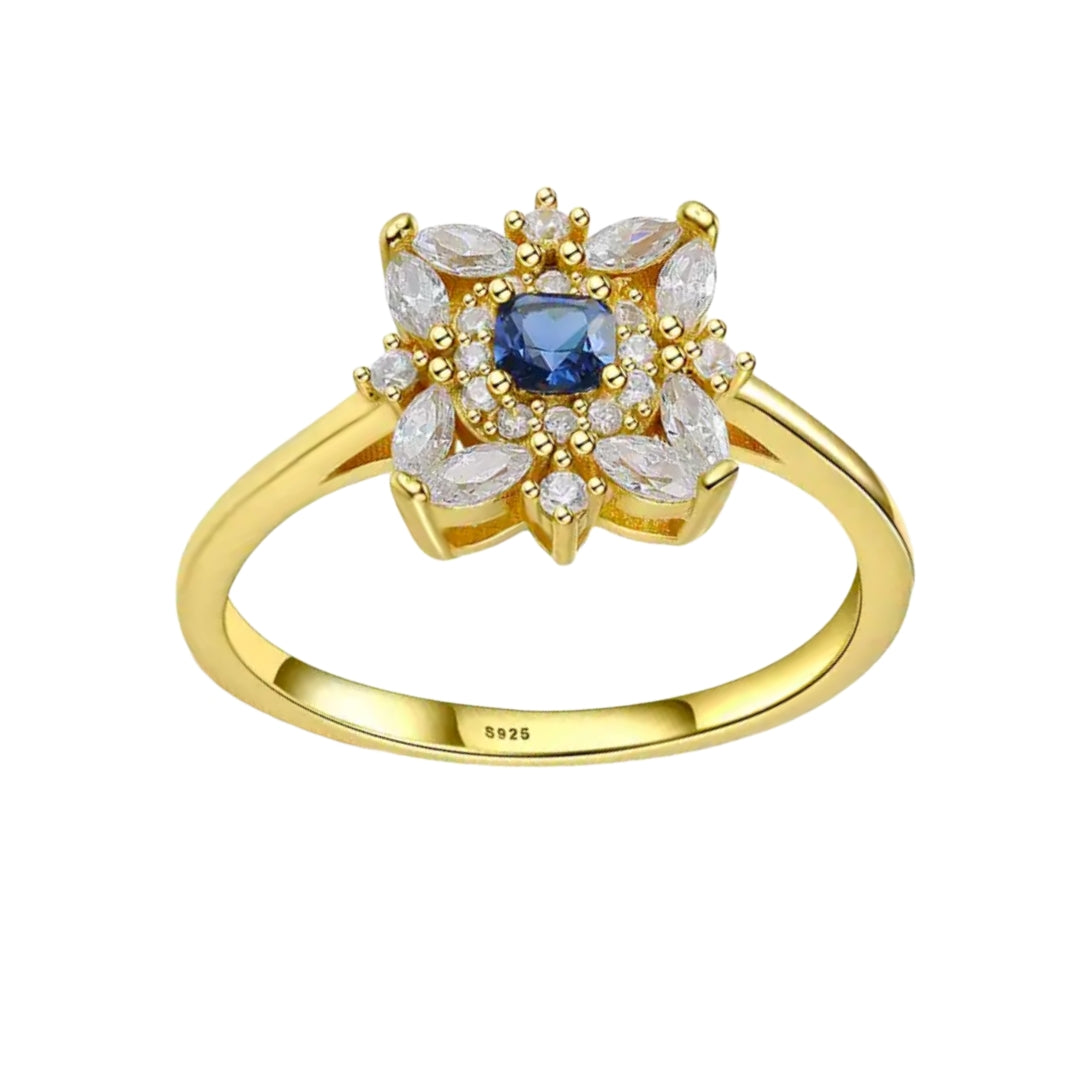 Xenium Dainty Sapphire Ring