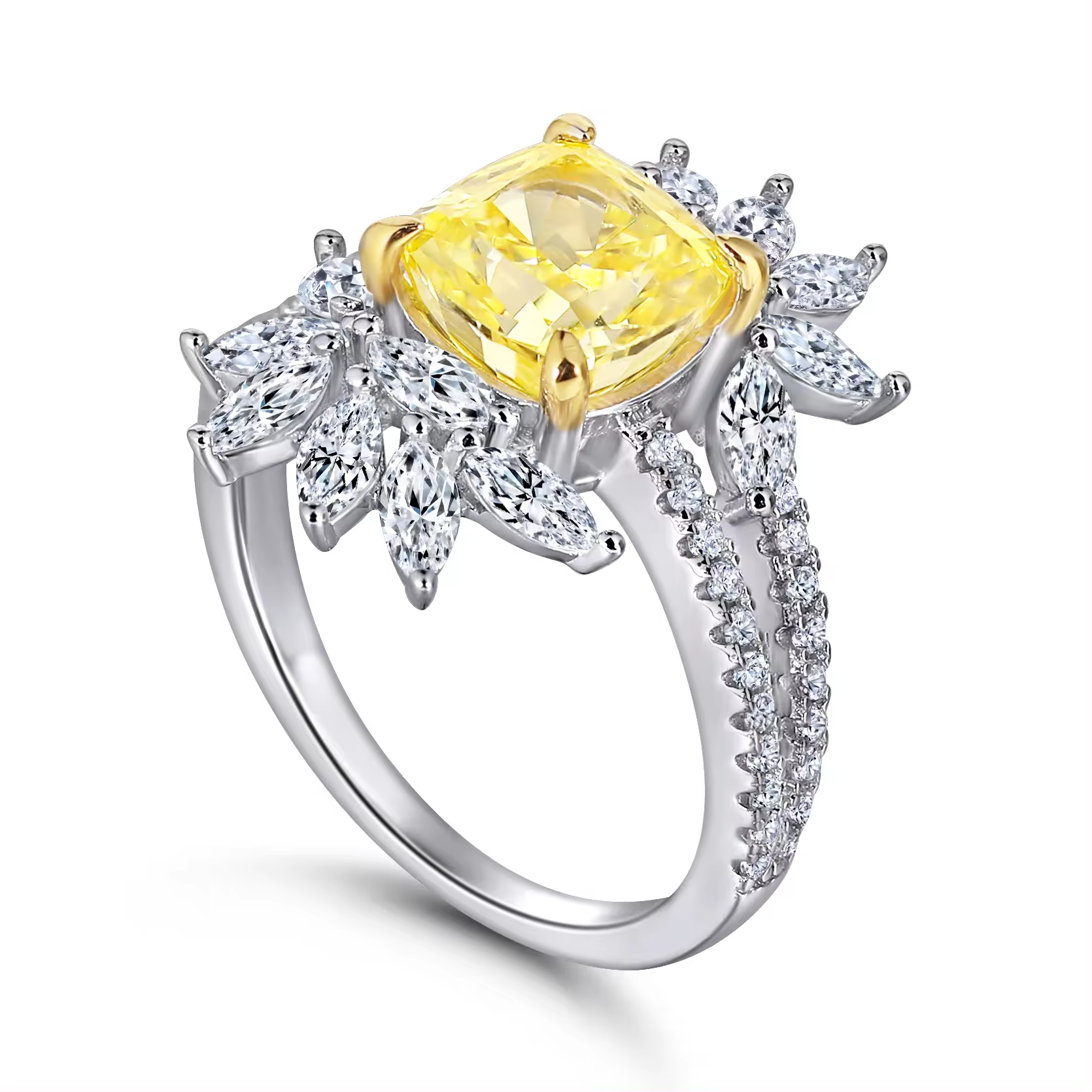 Xenium Princess Yellow Perfection Ring