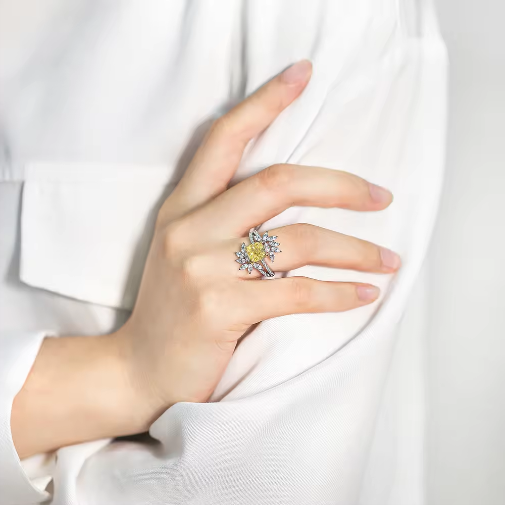 Xenium Princess Yellow Perfection Ring
