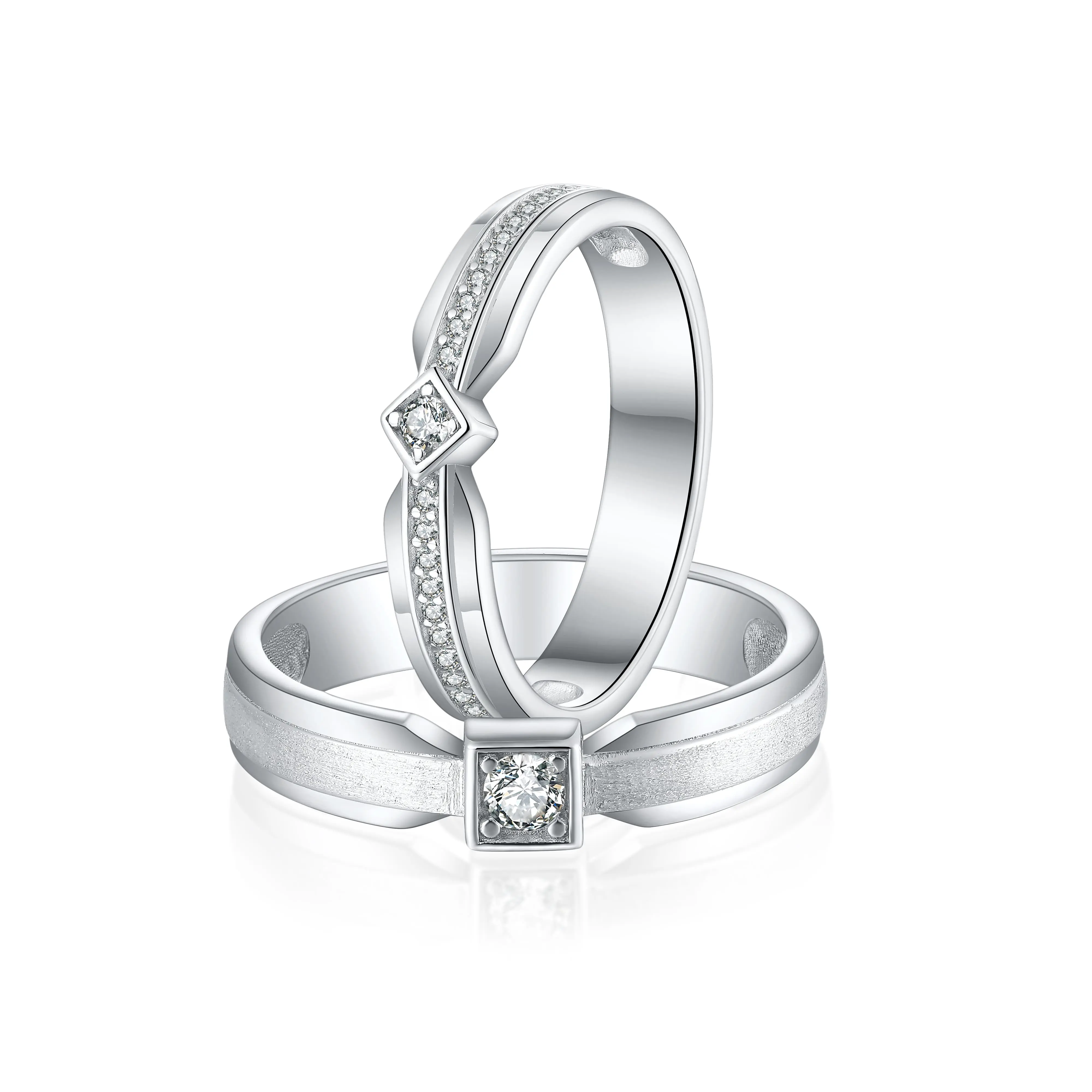 Xenium Classy Couple's Ring Set