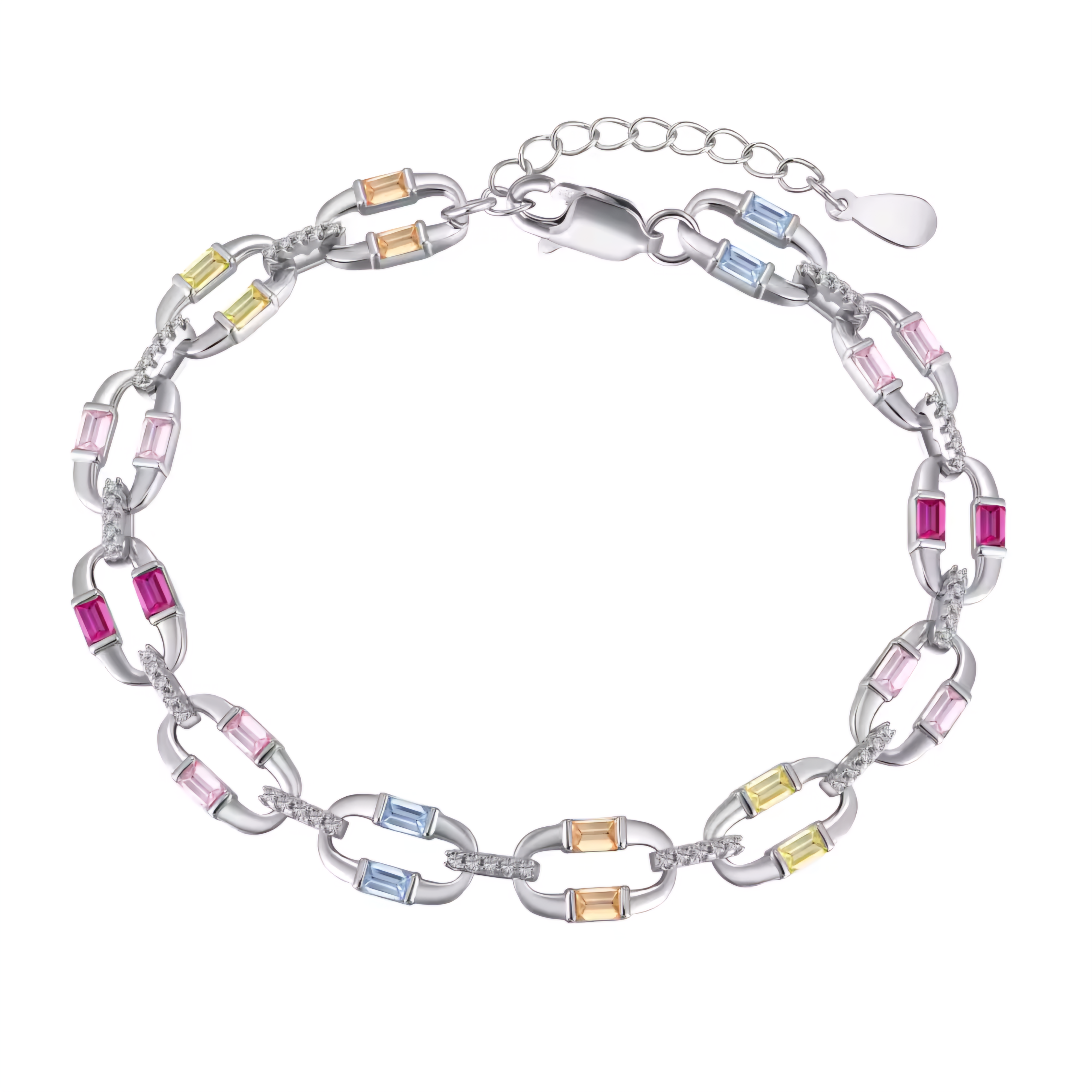 Xenium pastel paperclip armband