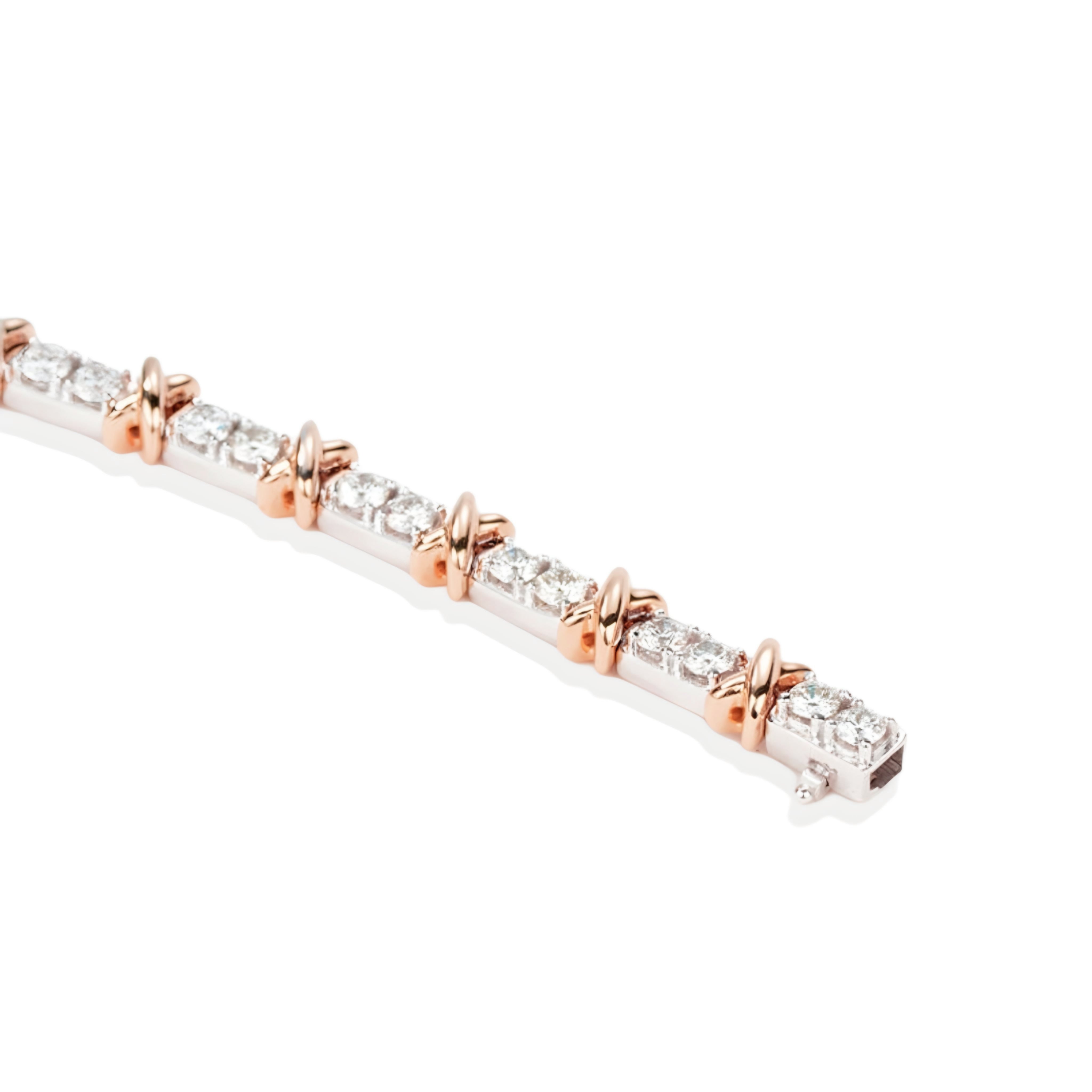 Xenium Legacy Silber-Roségold-Armband
