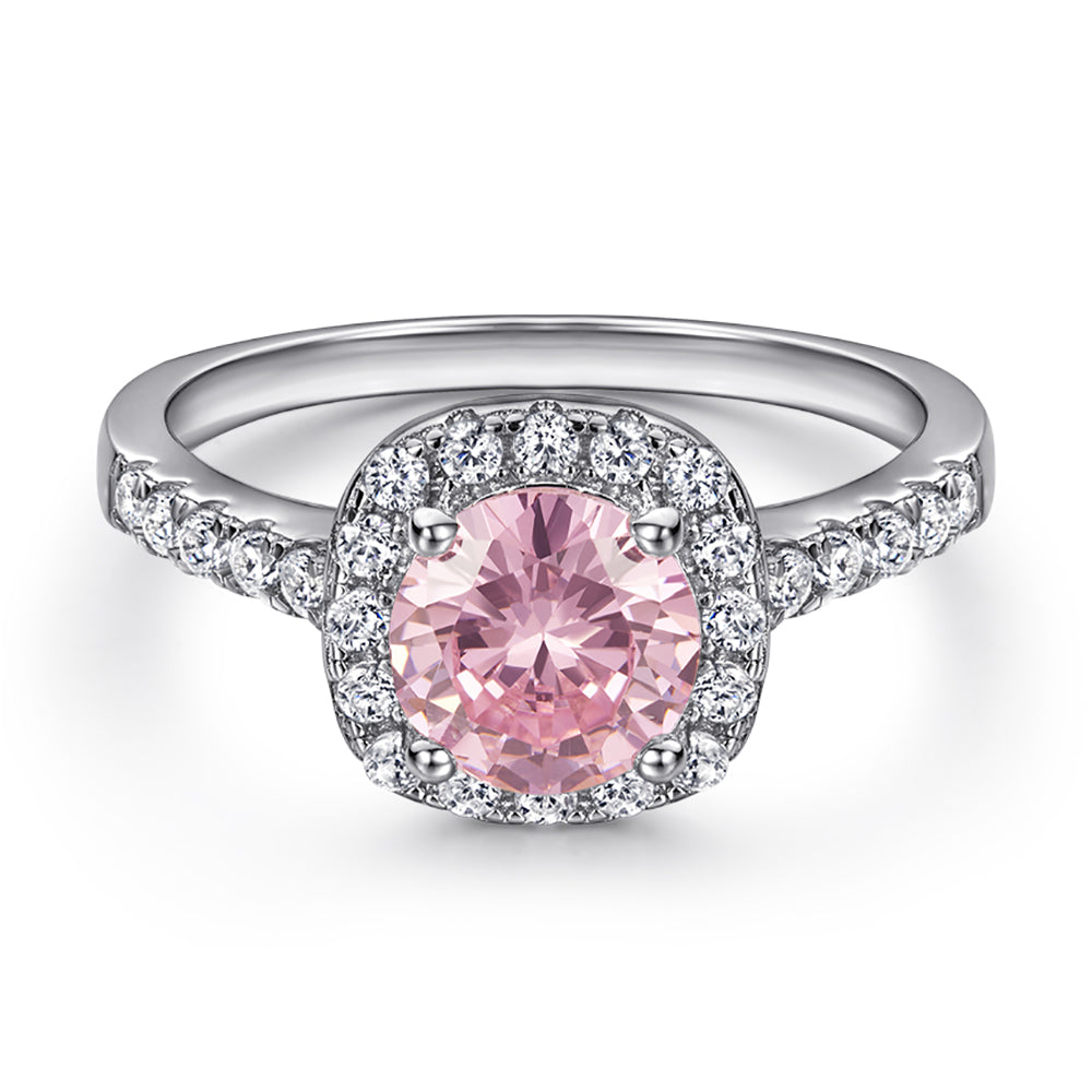 Xenium Halo Pink Rundschliff-Ring