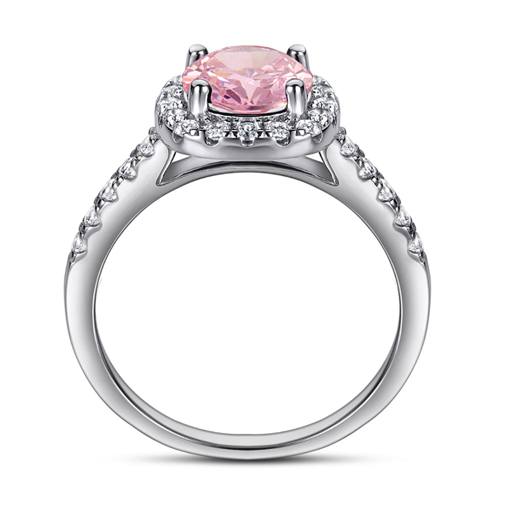 Xenium Halo Pink Rundschliff-Ring