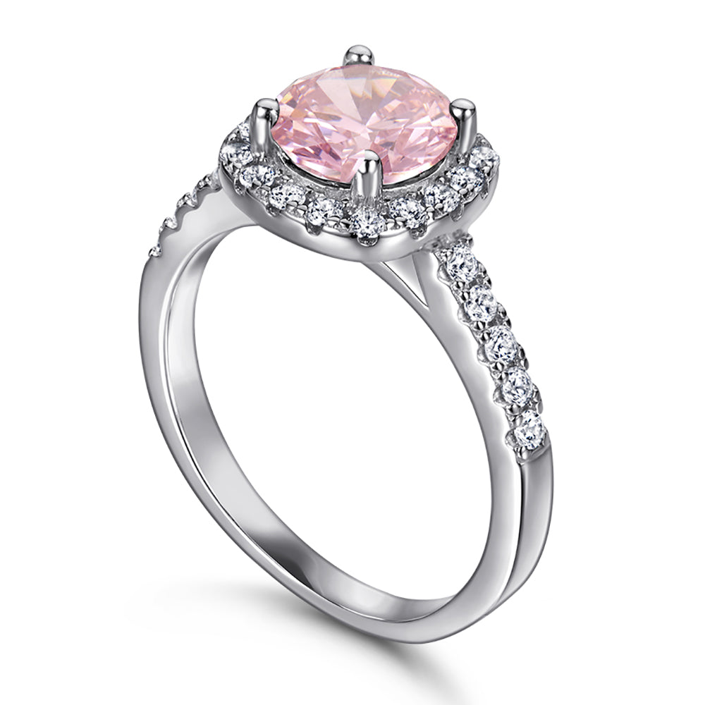 Xenium Halo Pink Rundschliff-Ring