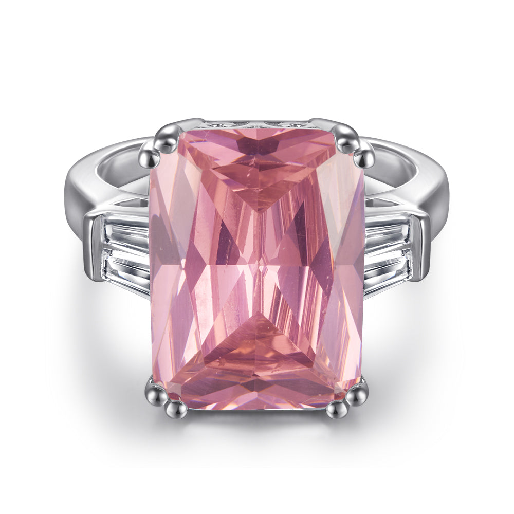Xenium Morganite Reflection Ring