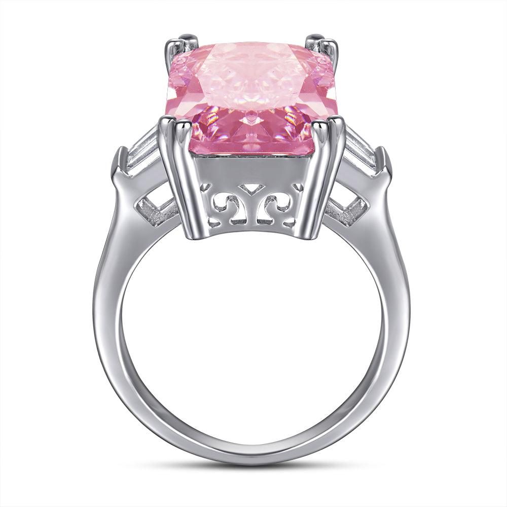 Xenium Morganite Reflection Ring