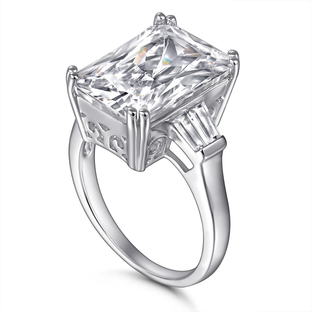 Bague réflexion diamant blanc Xenium