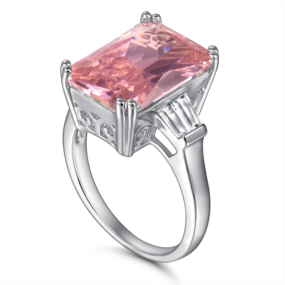 Xenium Morganite Reflection Ring