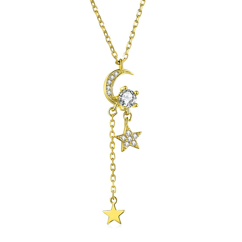 Collier Xenium Croissant de Lune & Étoile