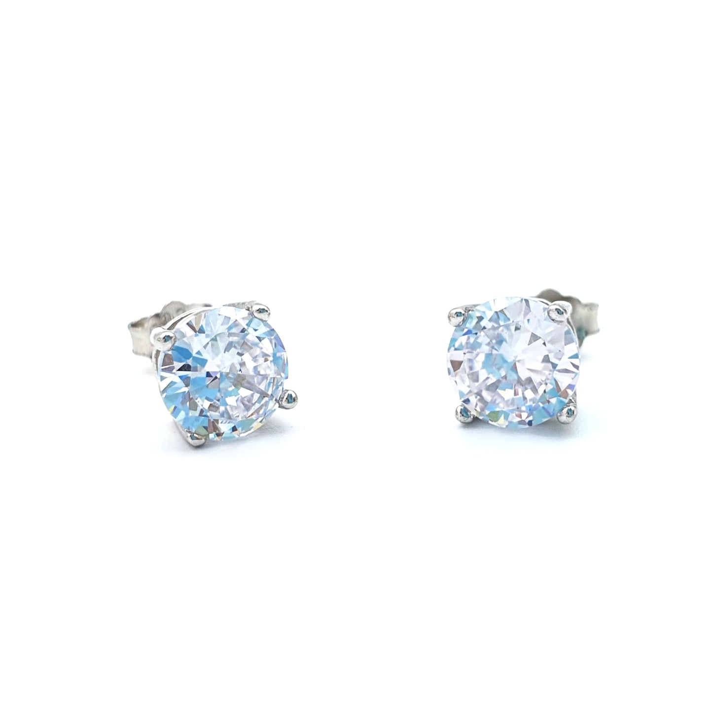 Classic Round Stud Earrings