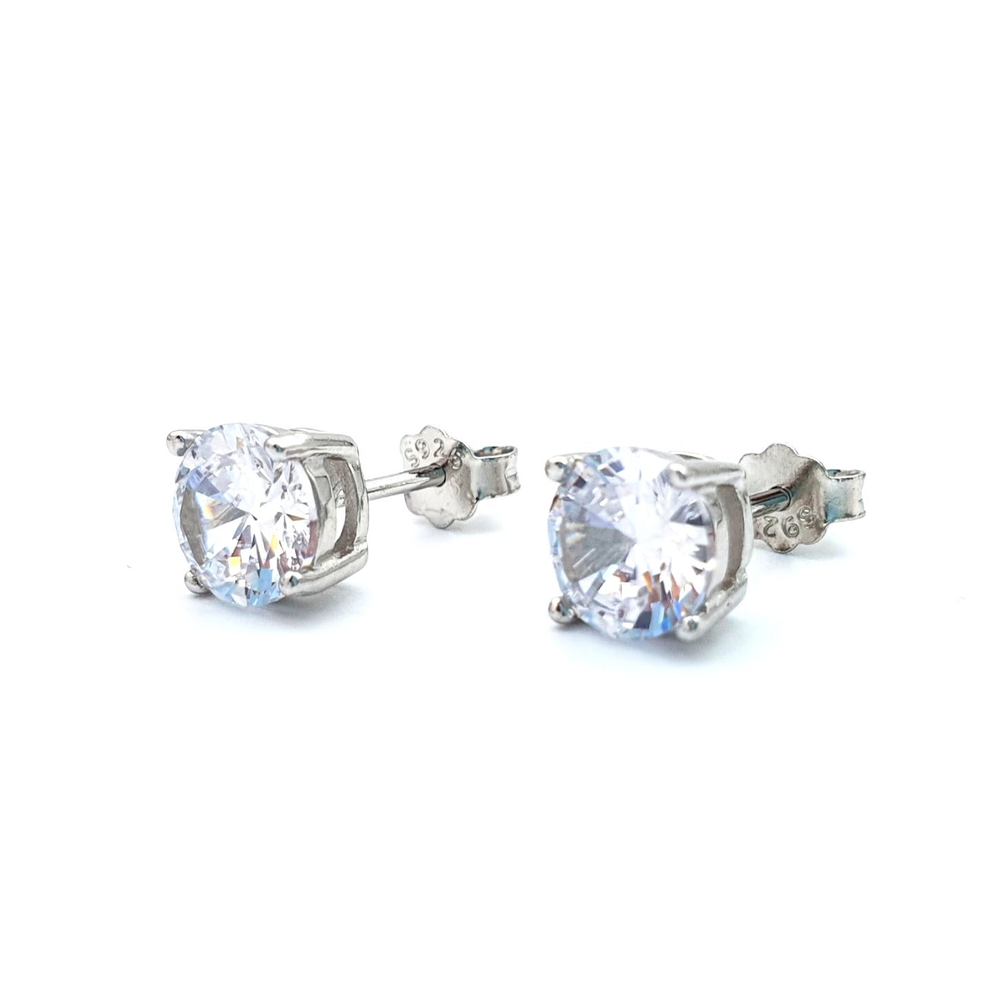 Classic Round Stud Earrings