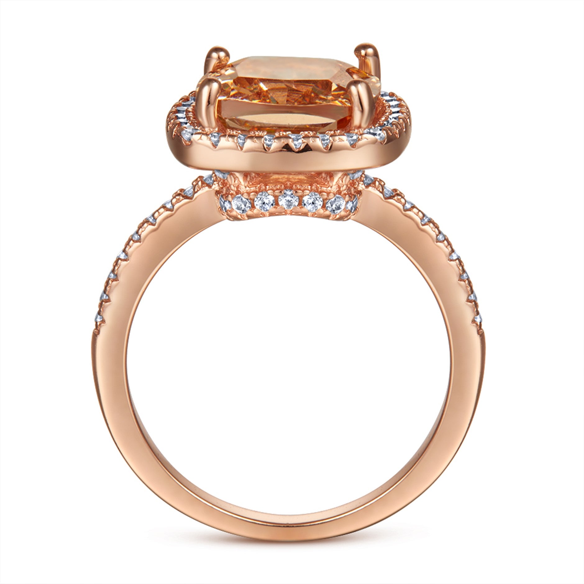 Xenium Princess Halo Ring