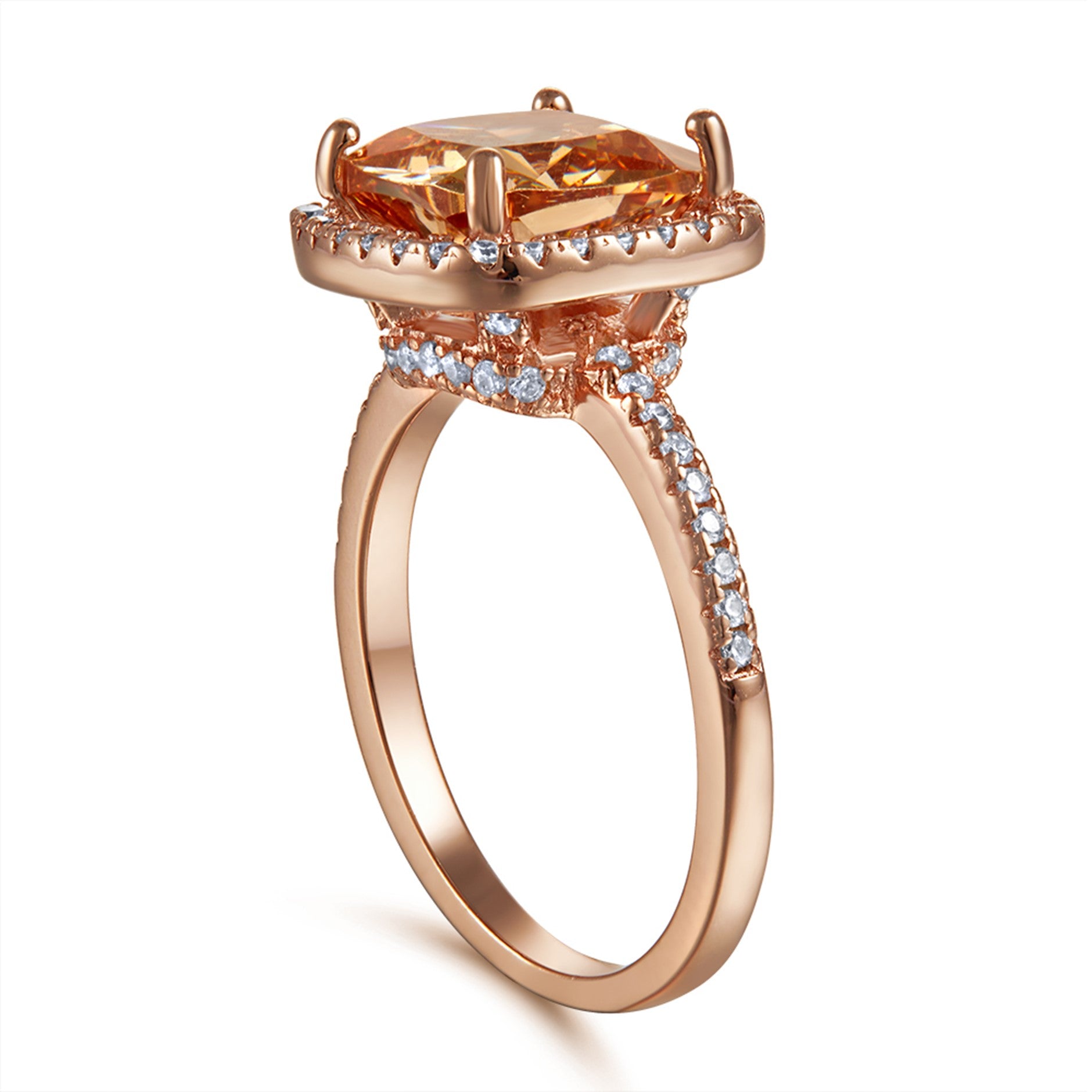 Xenium Princess Halo Ring