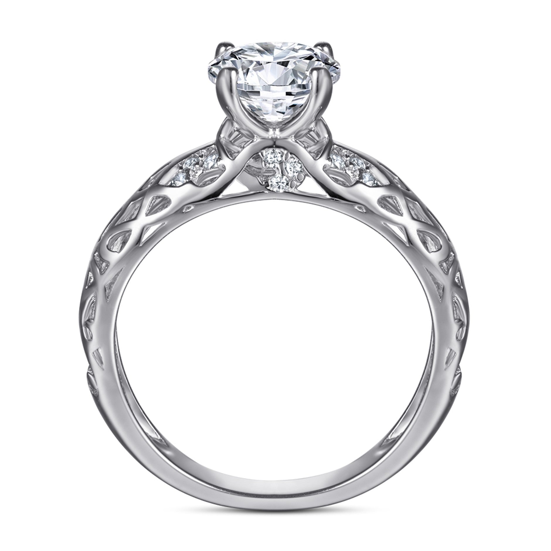 Xenium toewijding zilveren Solitaire ring