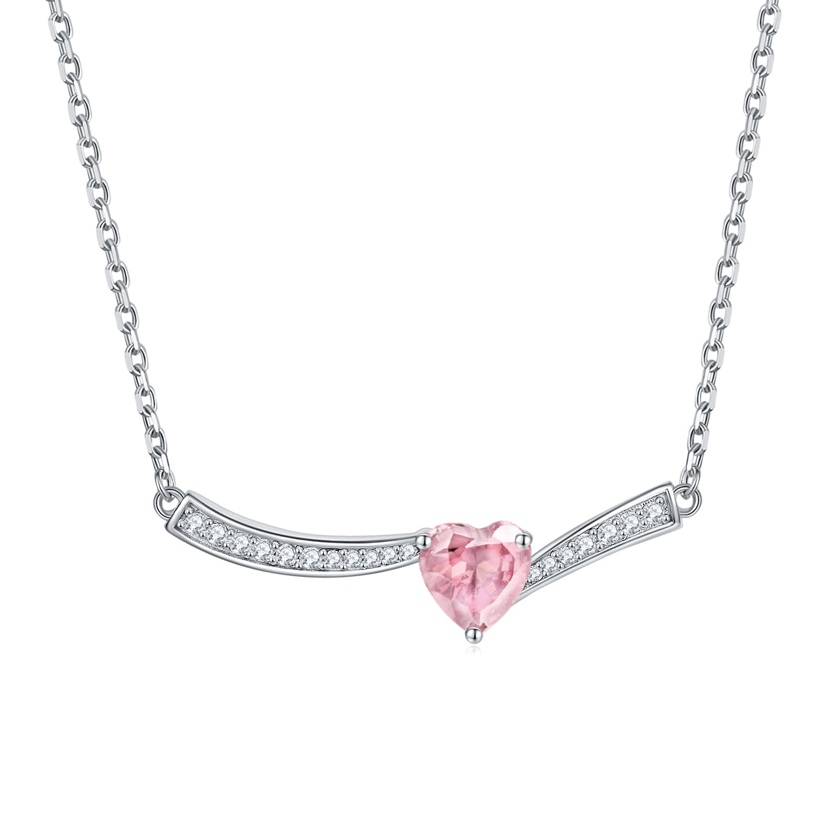 Ensemble de bijoux romantique rose Xenium