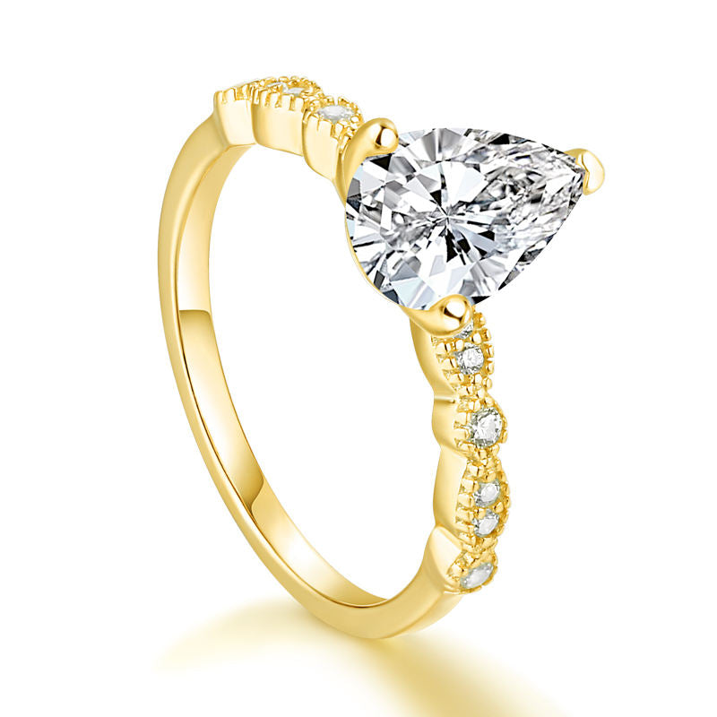 Bague en forme de larme tendance Xenium