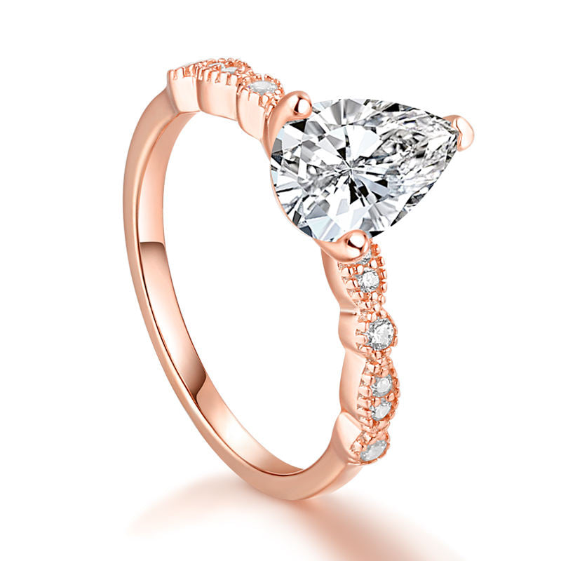 Bague en forme de larme tendance Xenium